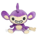 Design personalizado brinquedos de pelúcia macio macaco roxo